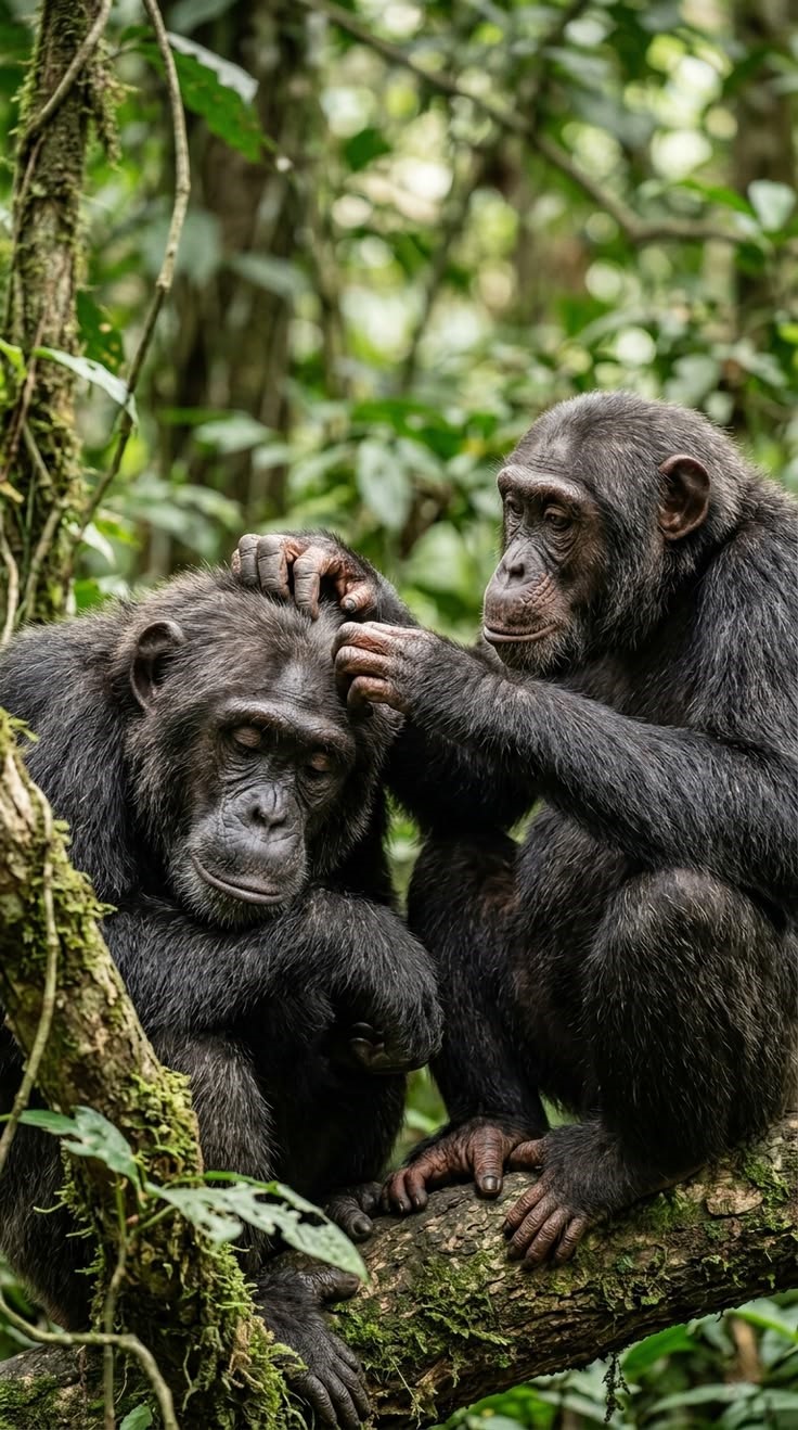 Chimpanzee tracking safari